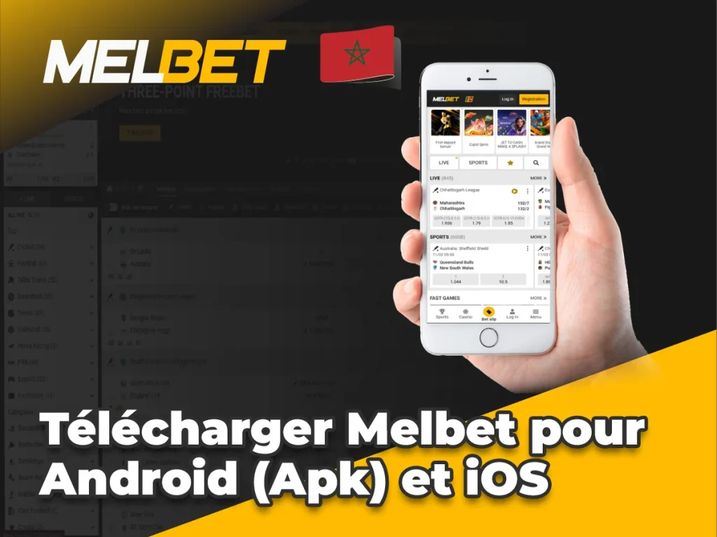 Télécharger l'apk mobile Melbet