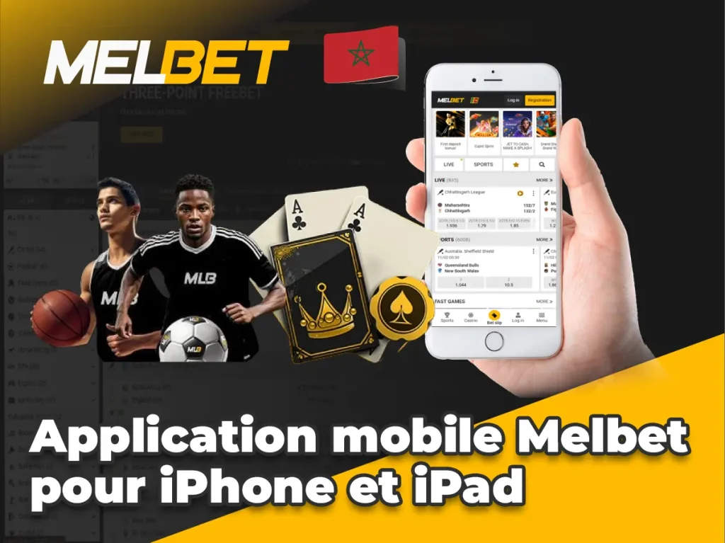 Application mobile Melbet pour iPhone et iPad