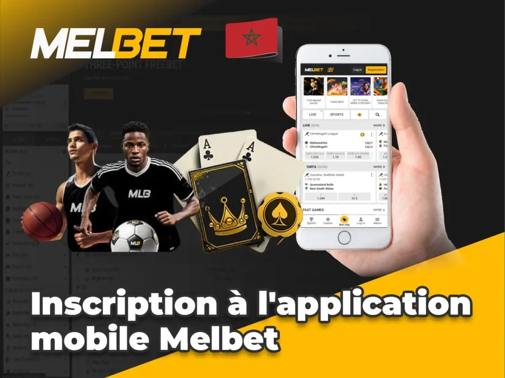 Inscription à l'application mobile Melbet